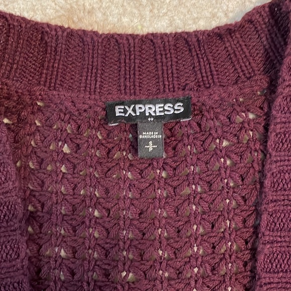 Express waffle knit cardigan - Picture 2 of 3